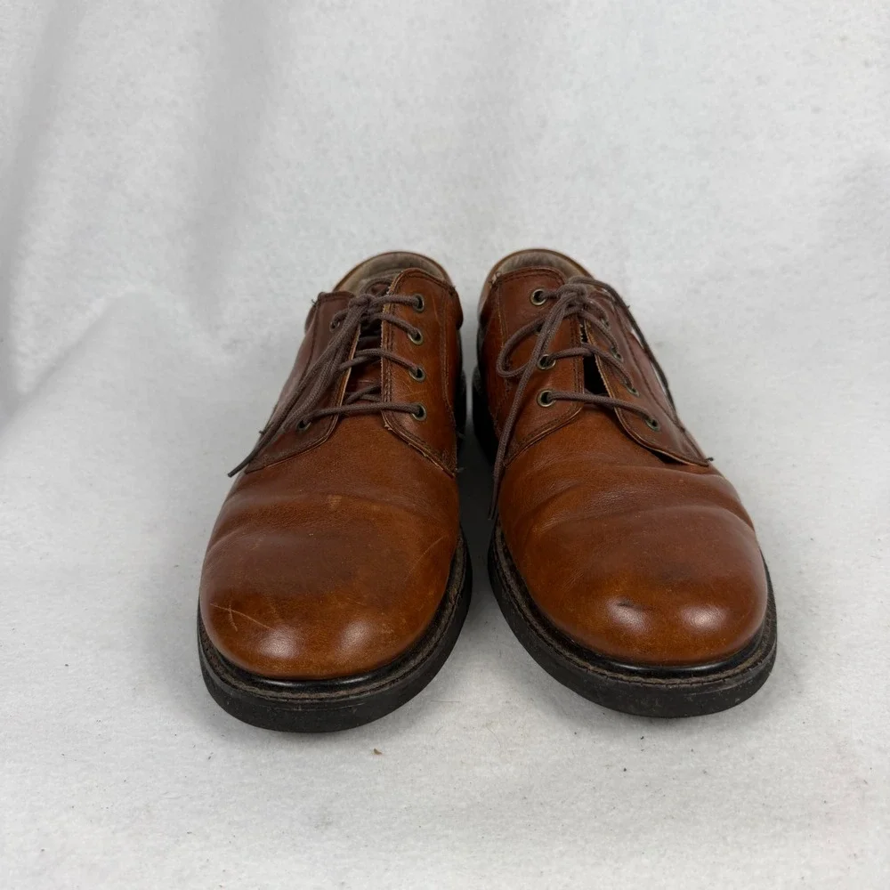 Dockers Oxford Shoes Mens 12 M Waterproof Leather Brown Formal